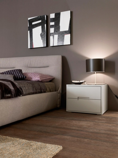 Ліжко Moon 180x200, тканина smart grigio chiaro 304, з підйомним механізмом