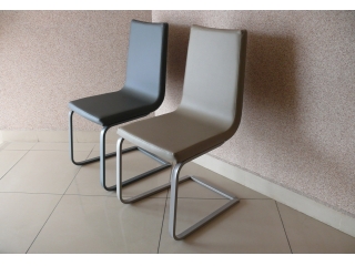 Стілець Schwinger, tortora, екошкіра grigio creta