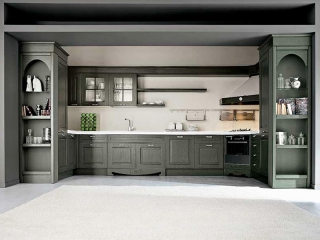 Кухня кутова 2585x2100, Imperial 105 CHARME, декапірований ясен