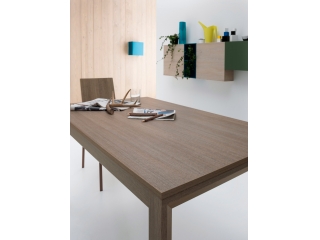 Стіл розкладний FLY, 110 + 50, меламін Rovere Grigio 85