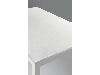 Стіл розкладний Zen Plus 140 + 40, bianco, ламінат bianco pietra
