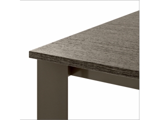 Стіл розкладний Zen Plus 140 + 40, creta, rovere grigio
